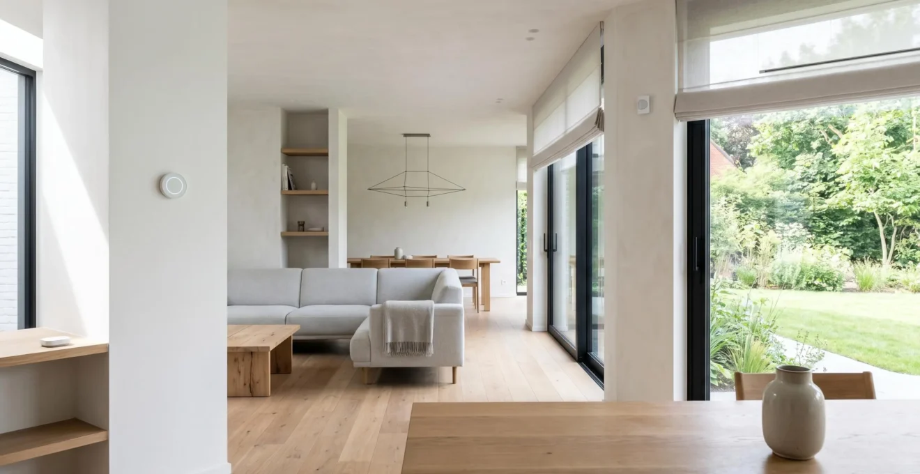 Installation domotique moderne dans une maison belge pour réaliser des économies d'énergie